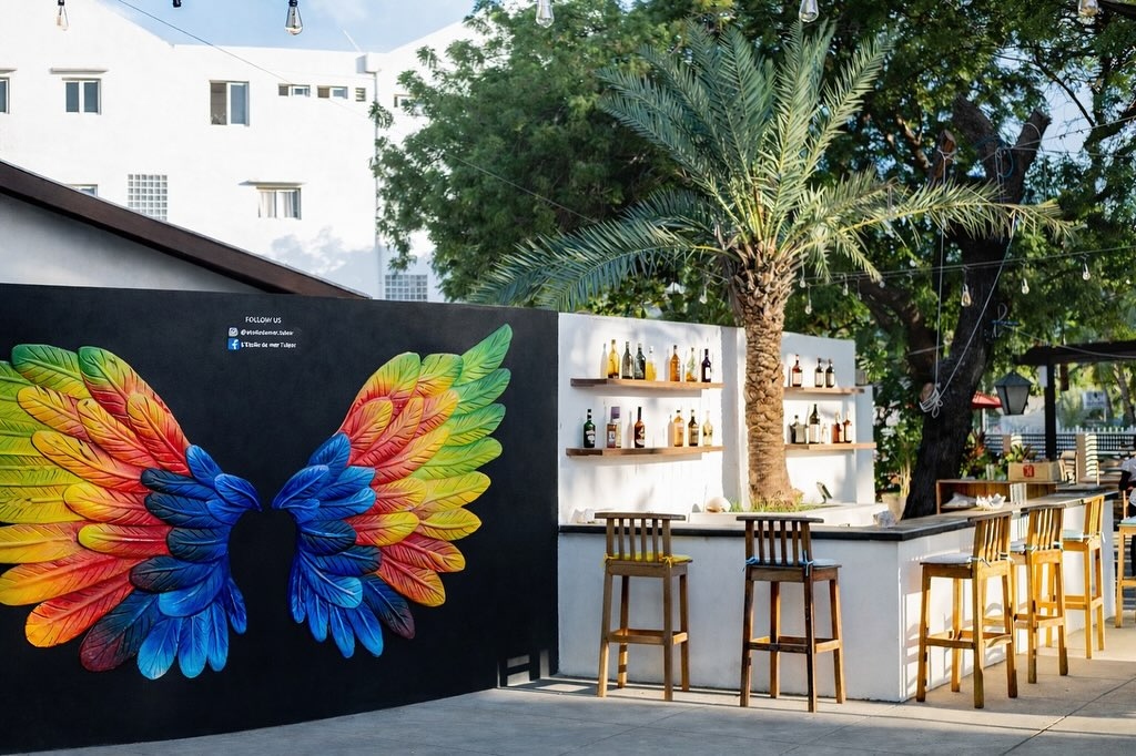 Le bar coloré de L'Étoile de Mer Toliara