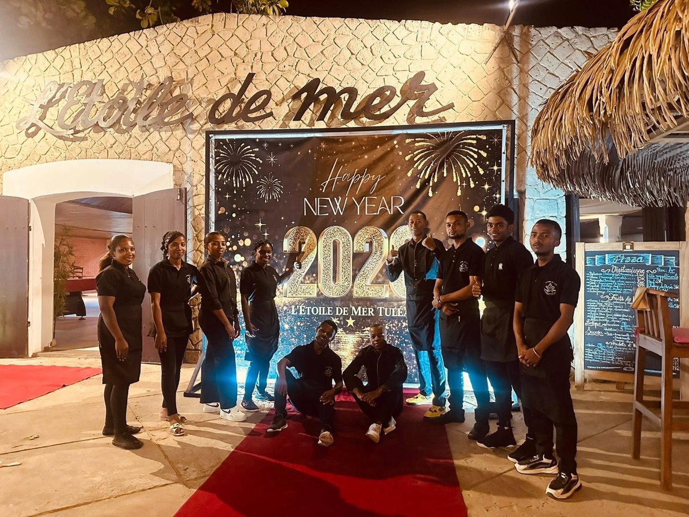L'équipe de L'Étoile de Mer Toliara au complet